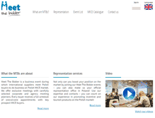 Tablet Screenshot of meet-the-bidder.com